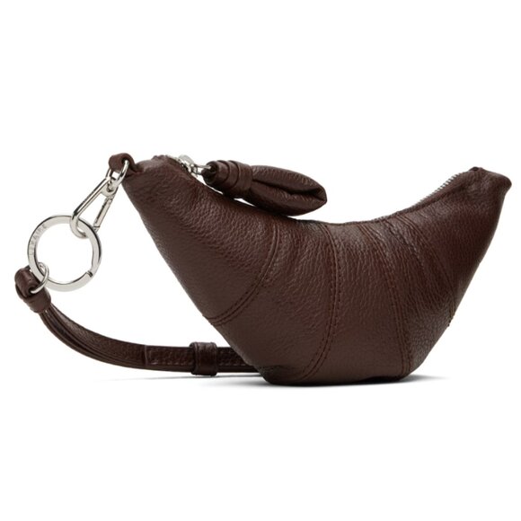 BNWT SS25 LEMAIRE CROISSANT COIN POUCH BROWN - Picture 6 of 8